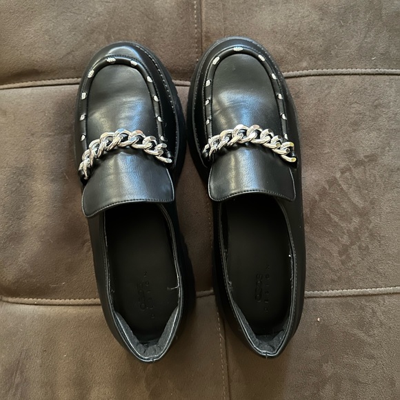 ASOS Black Chunky Loafers Size US Women’s 12- Never Worn - Picture 2 of 5